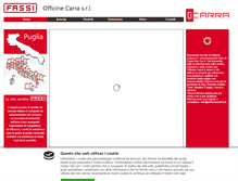 Tablet Screenshot of officinecarra.it